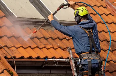 Démoussage et hydrofuge de toiture à Pierrecourt